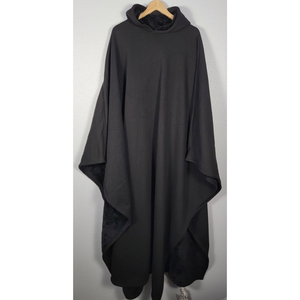 FREE THE SHEEP Eden Hoodie Oversized Weighted Cloak Black SZ 2 Anxiety Relief